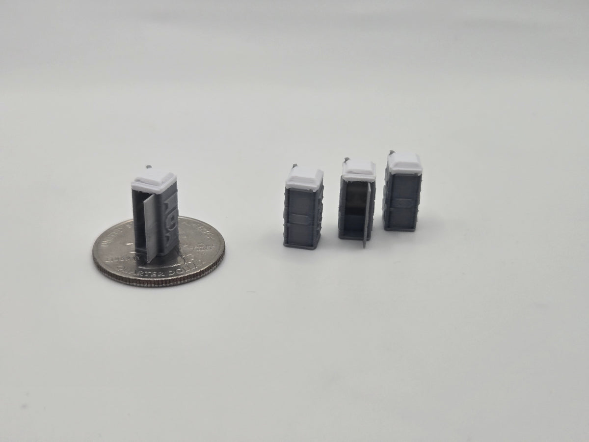 N Gauge Porta-Potty *4 pack*
