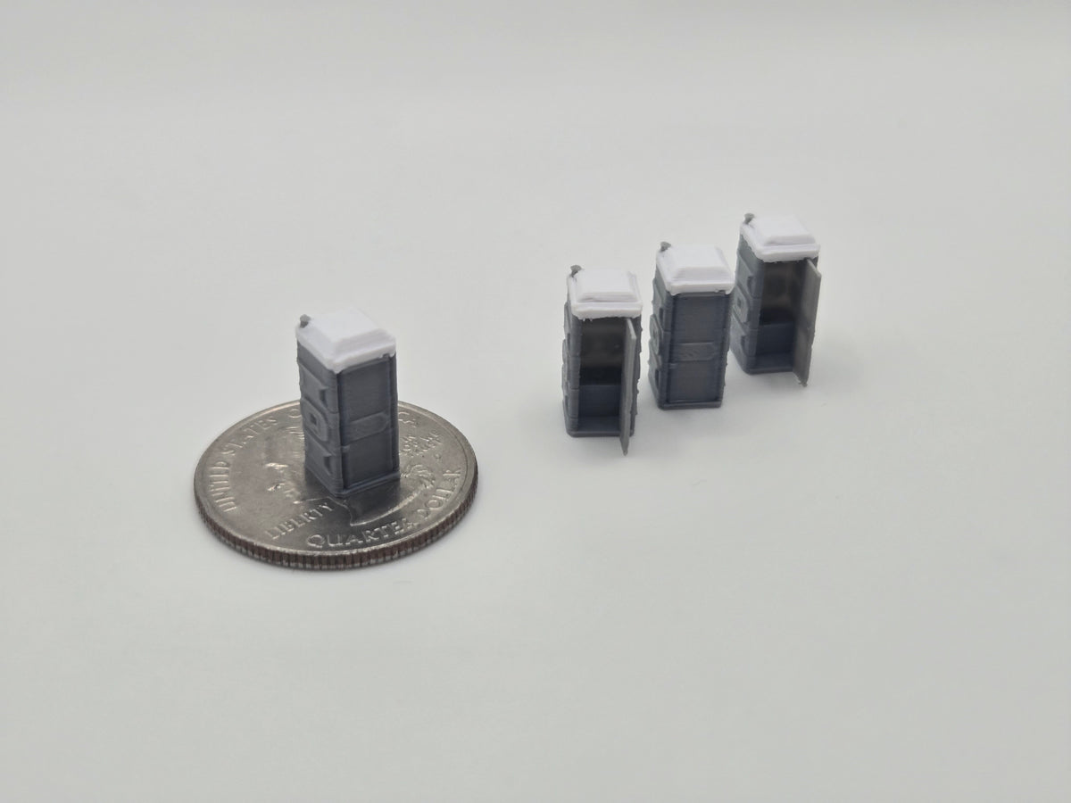N Gauge Porta-Potty *4 pack*