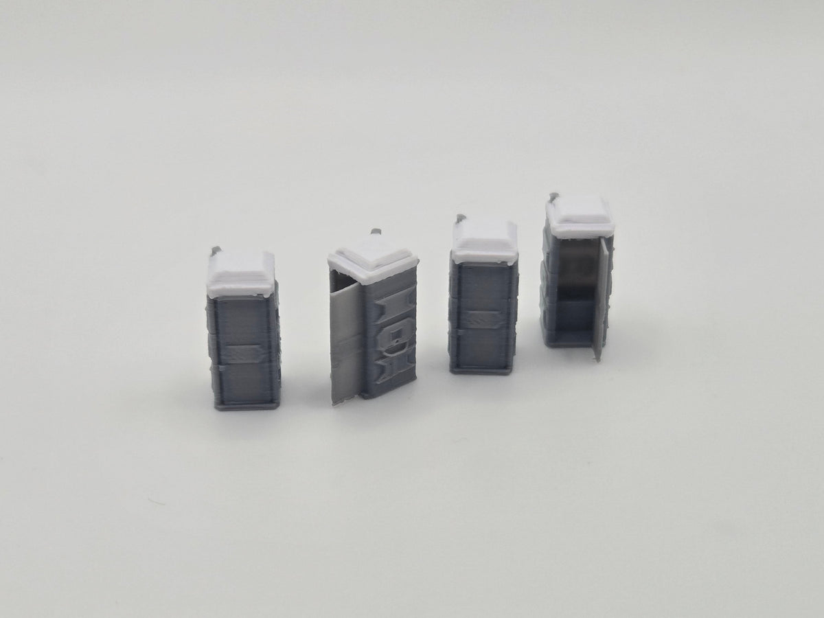 N Gauge Porta-Potty *4 pack*