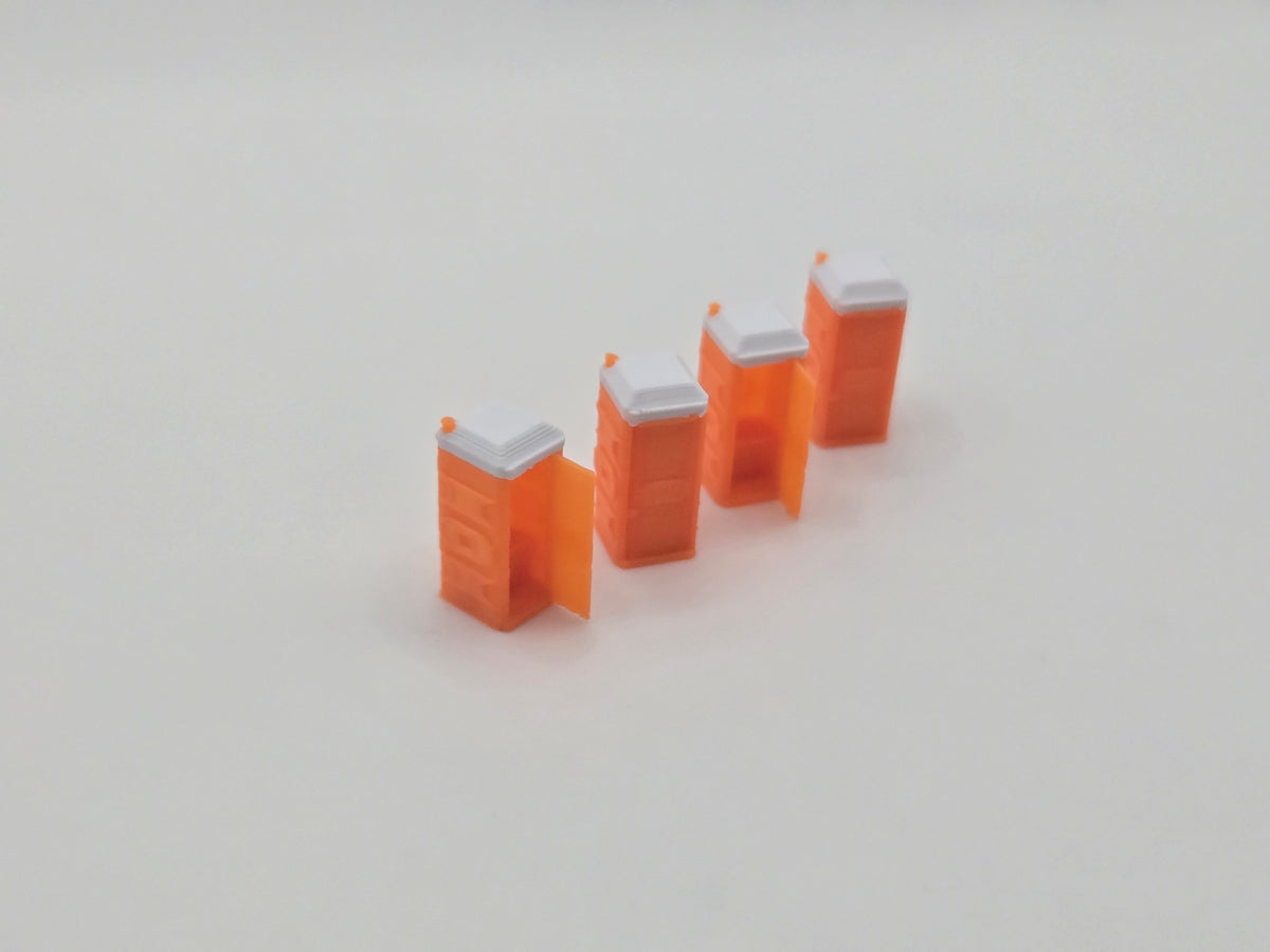 N Gauge Porta-Potty *4 pack*