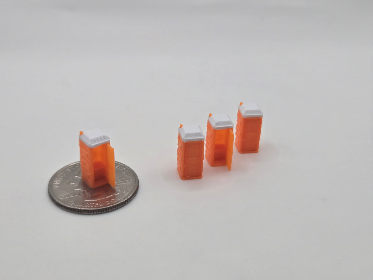 N Gauge Porta-Potty *4 pack*