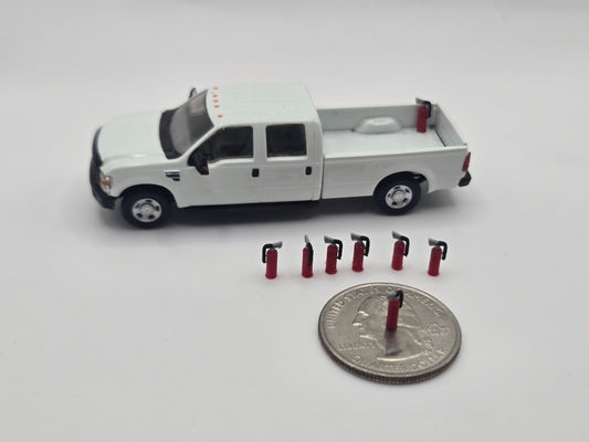 1/87 Scale Fire Extinguisher *8 Pack*