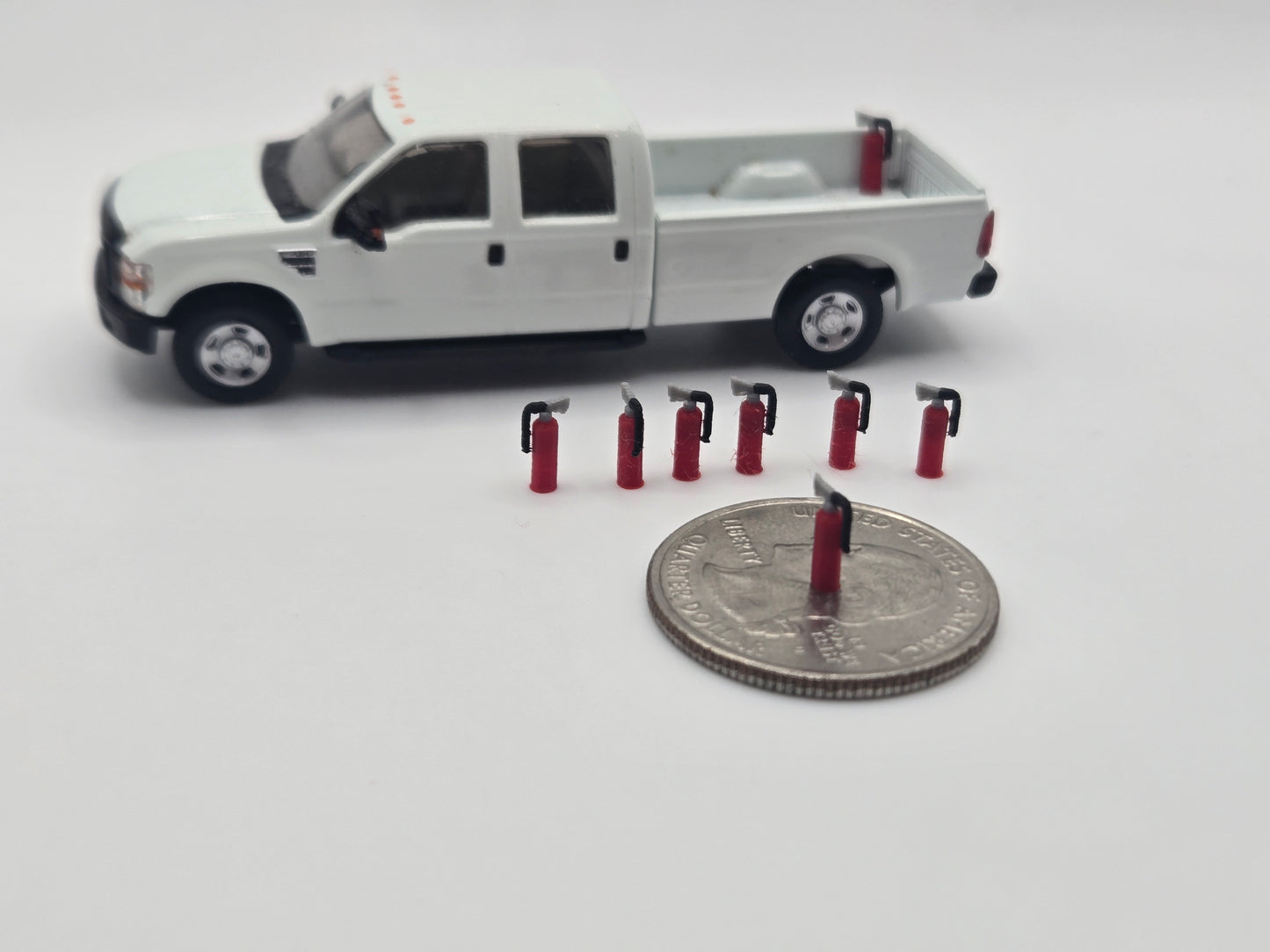1/87 Scale Fire Extinguisher *8 Pack*