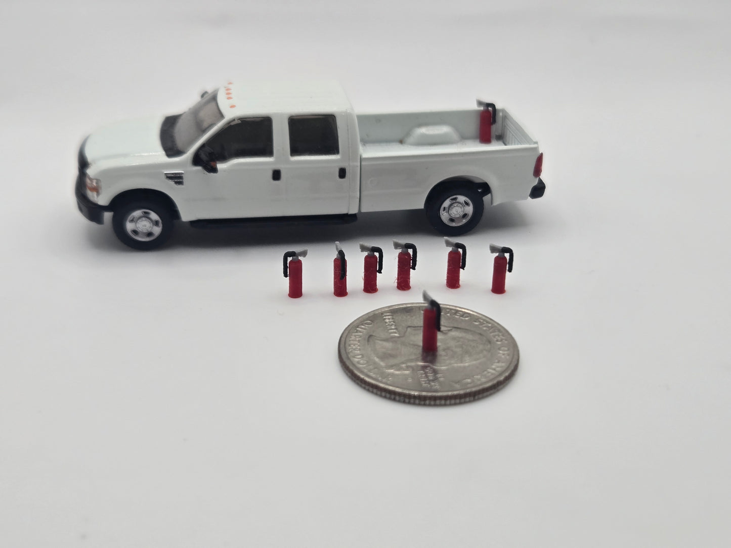 1/87 Scale Fire Extinguisher *8 Pack*