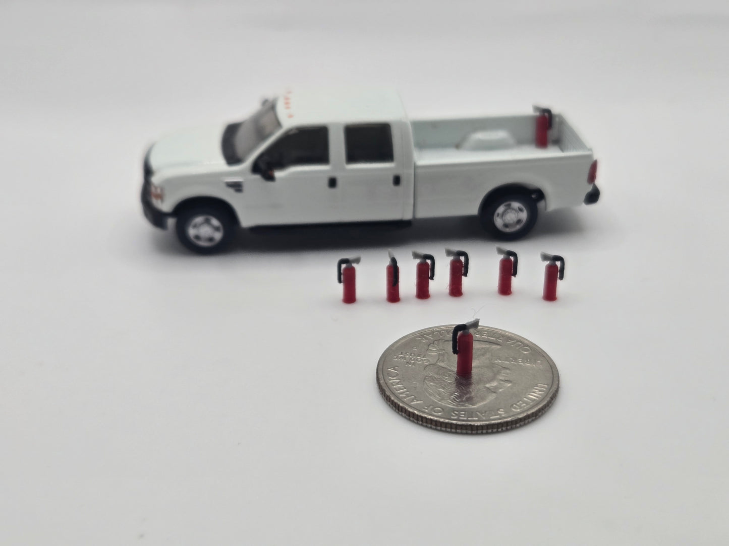 1/87 Scale Fire Extinguisher *8 Pack*