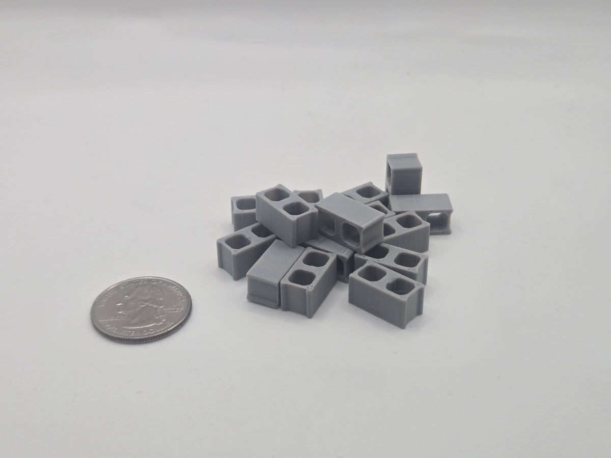 1/24 Scale Concrete Blocks *15 Pack*