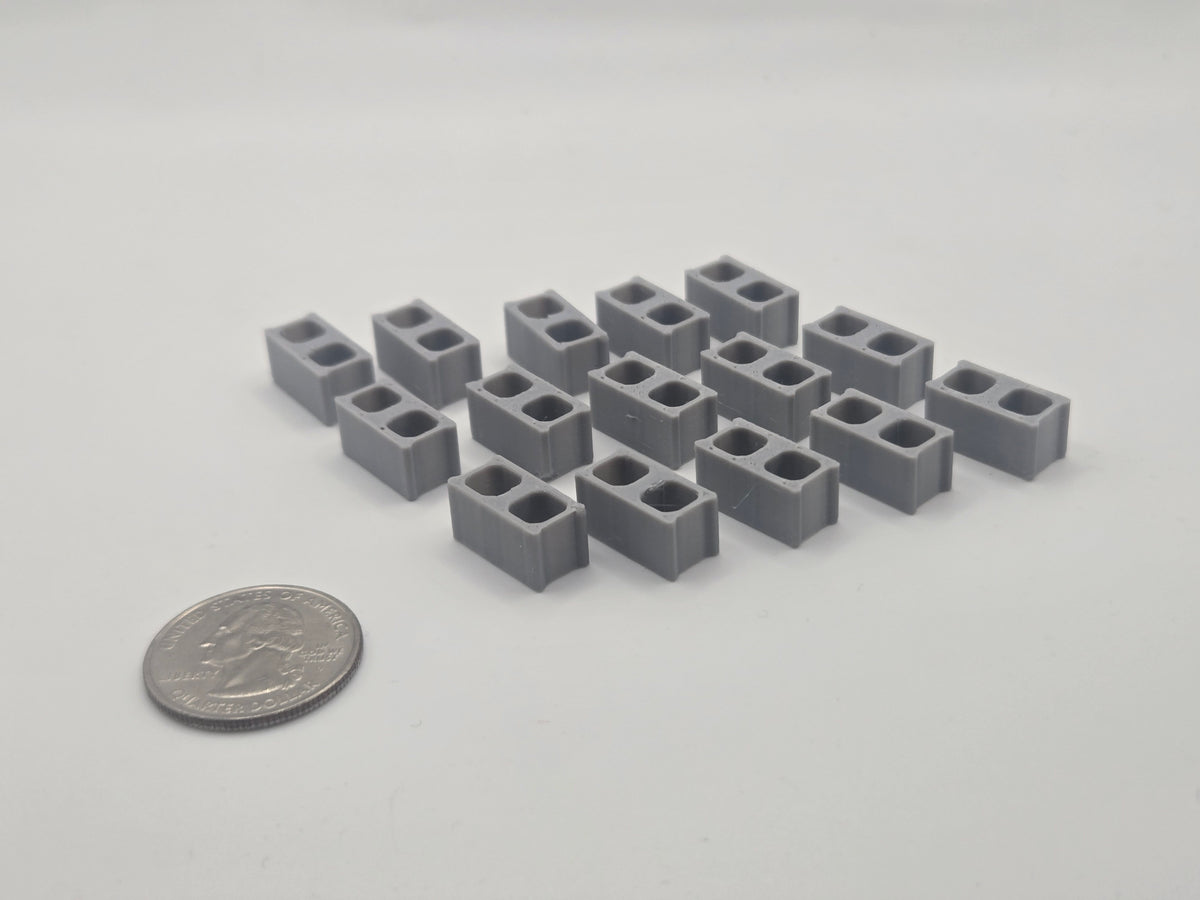 1/24 Scale Concrete Blocks *15 Pack*