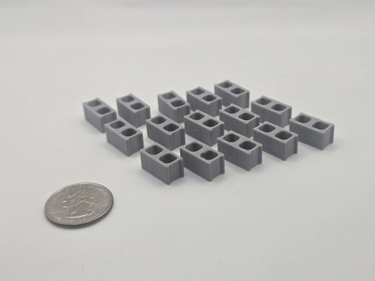 1/24 Scale Concrete Blocks *15 Pack*