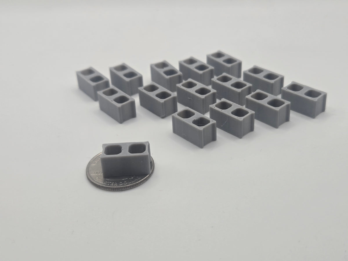 1/24 Scale Concrete Blocks *15 Pack*
