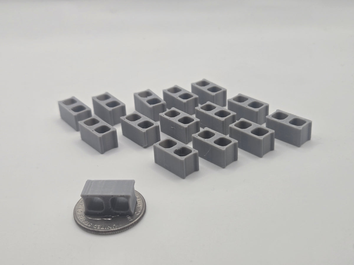 1/24 Scale Concrete Blocks *15 Pack*