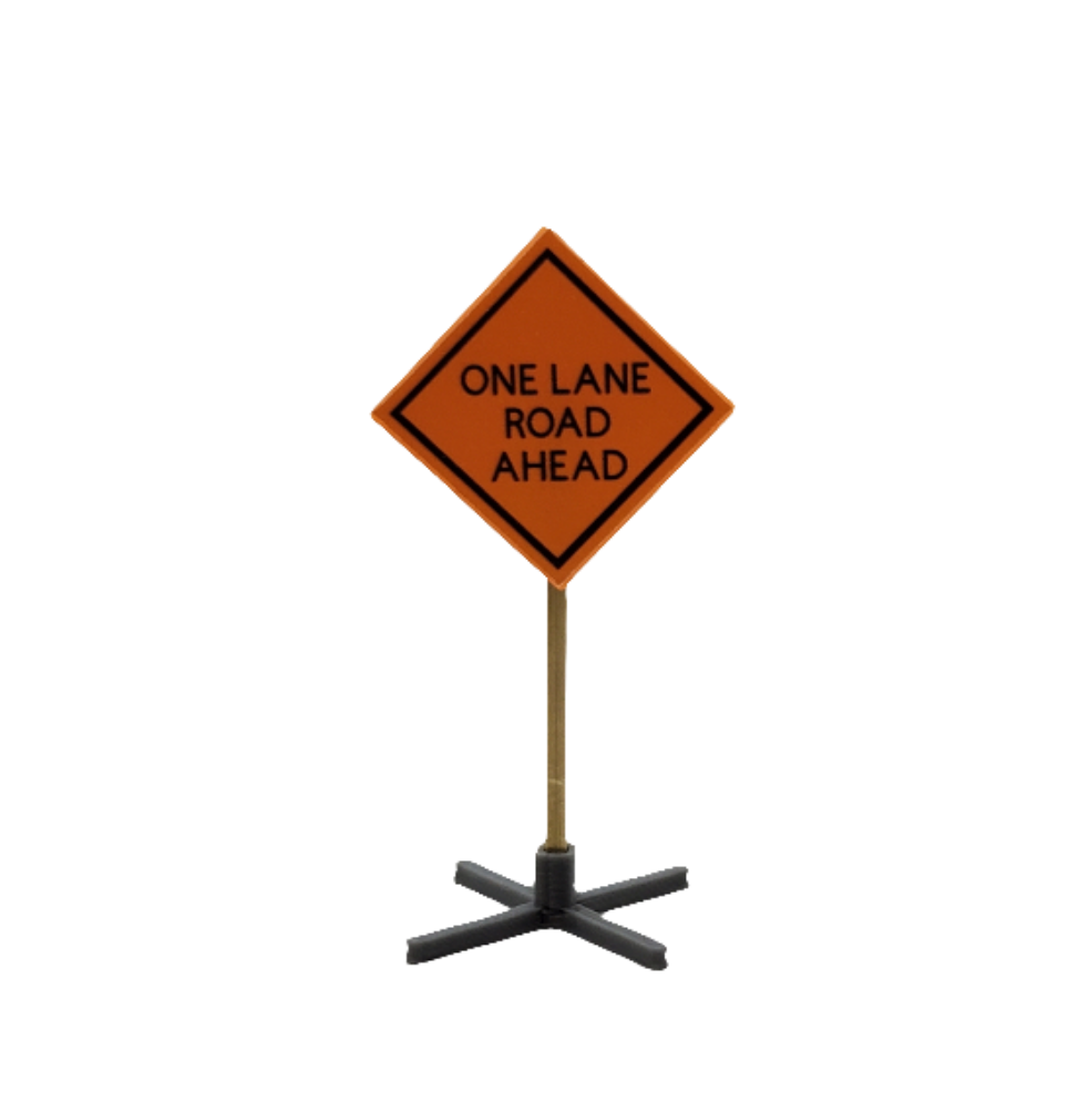 1/50 Scale Caution Sign