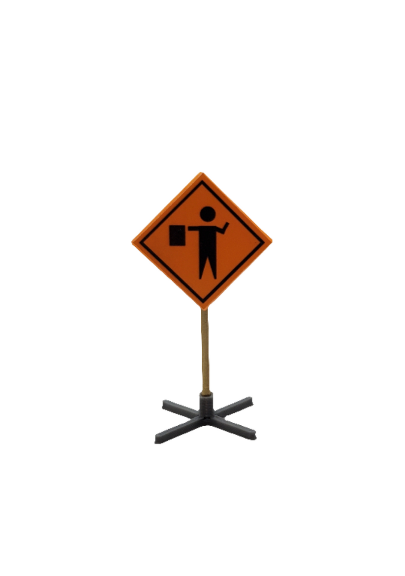 1/50 Scale Caution Sign – Under Construction Replicas