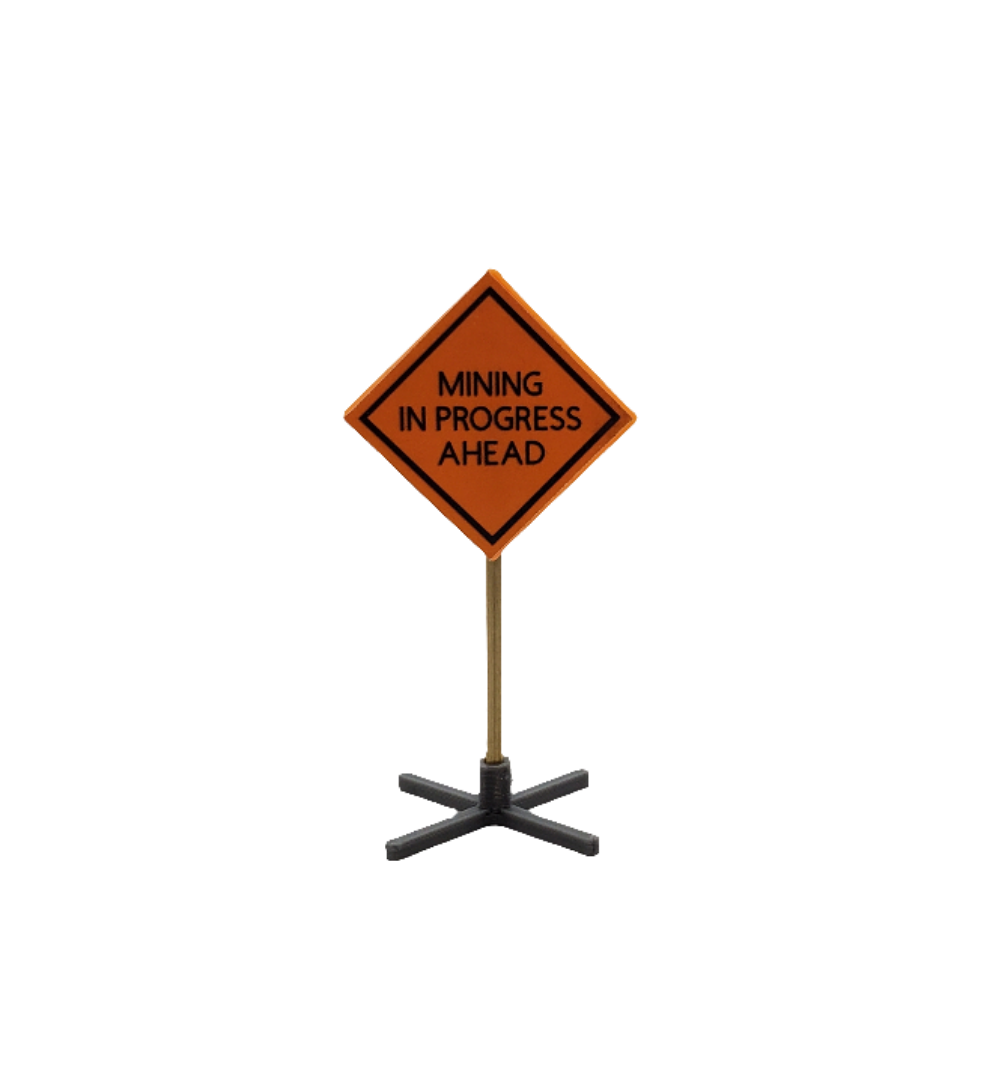 1/50 Scale Caution Sign