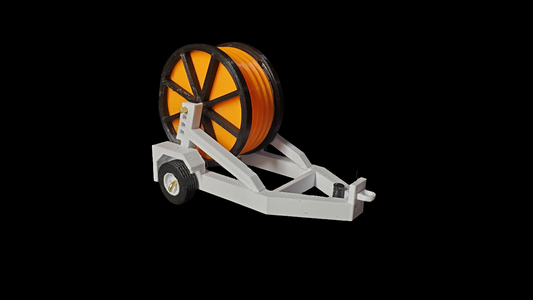 1/50 Scale Cable Reel Trailer