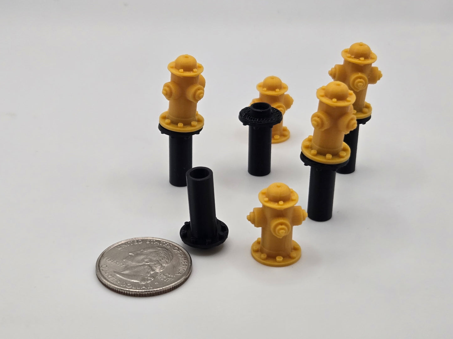 1/50 Scale Fire Hydrant diorama accessory *5 Pack*