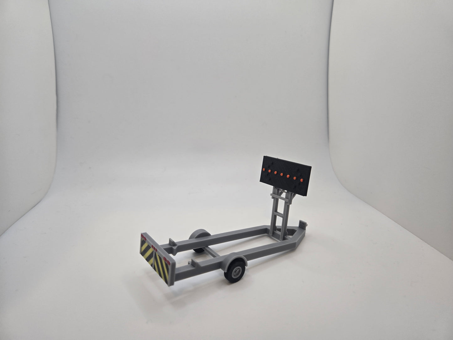 1/64 Scale Posable Attenuator Trailer