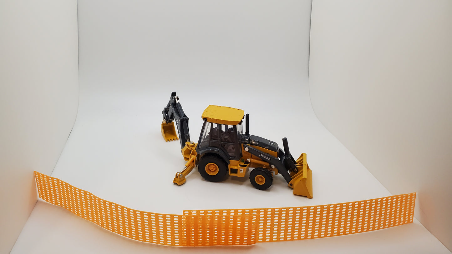 1/50 Scale Construction Fence 150 Feet *5 30' Sections* in Orange