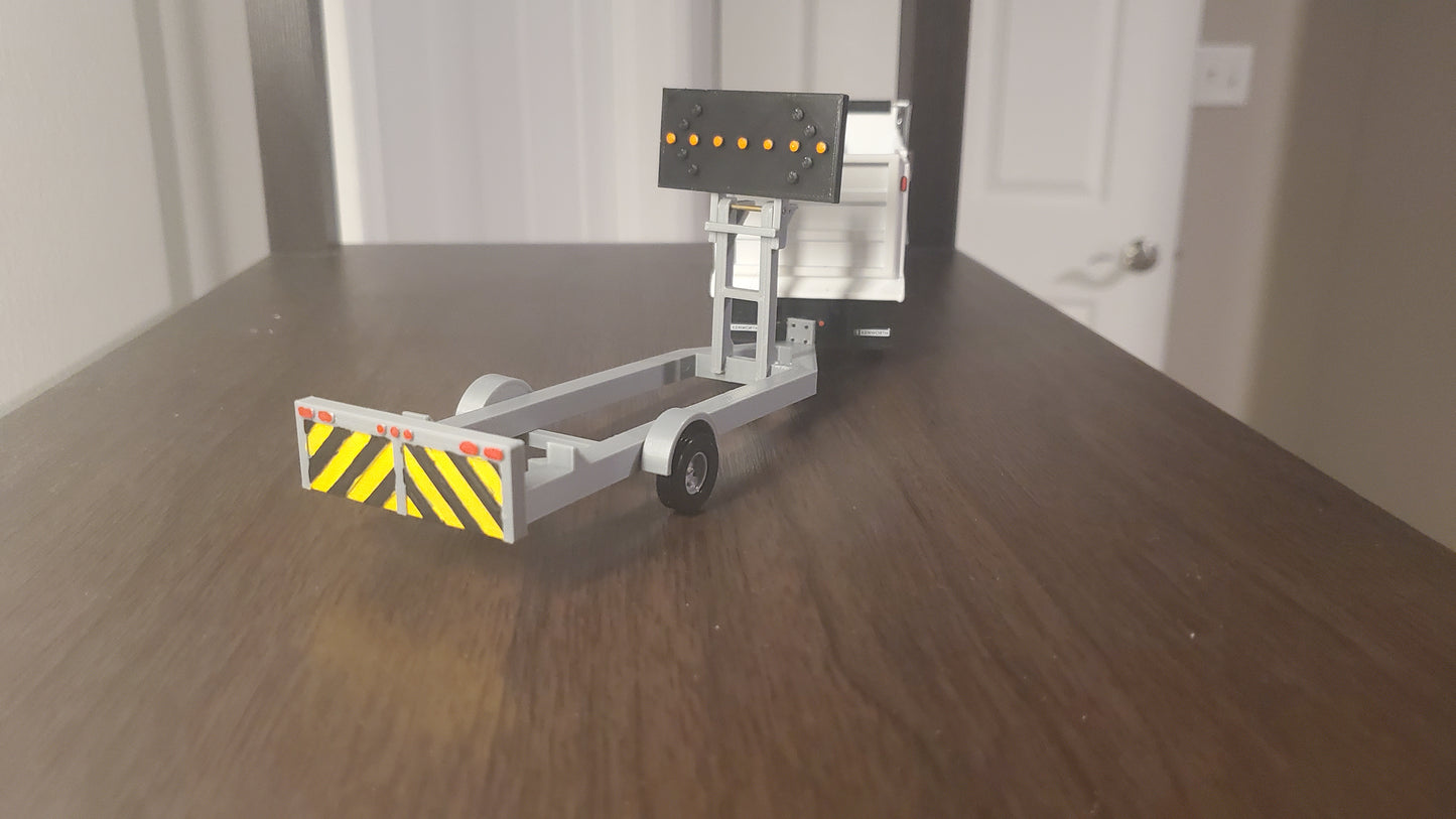 1/50 Scale Posable Attenuator Trailer