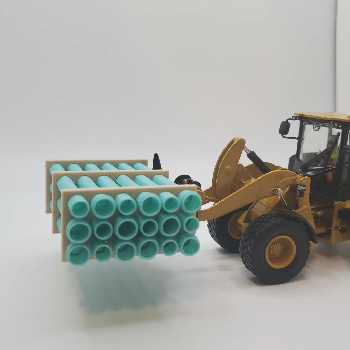 1/50 Scale 12" Sewer Pipe Trailer Load