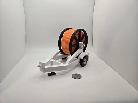 1/24 Scale Cable Reel Trailer