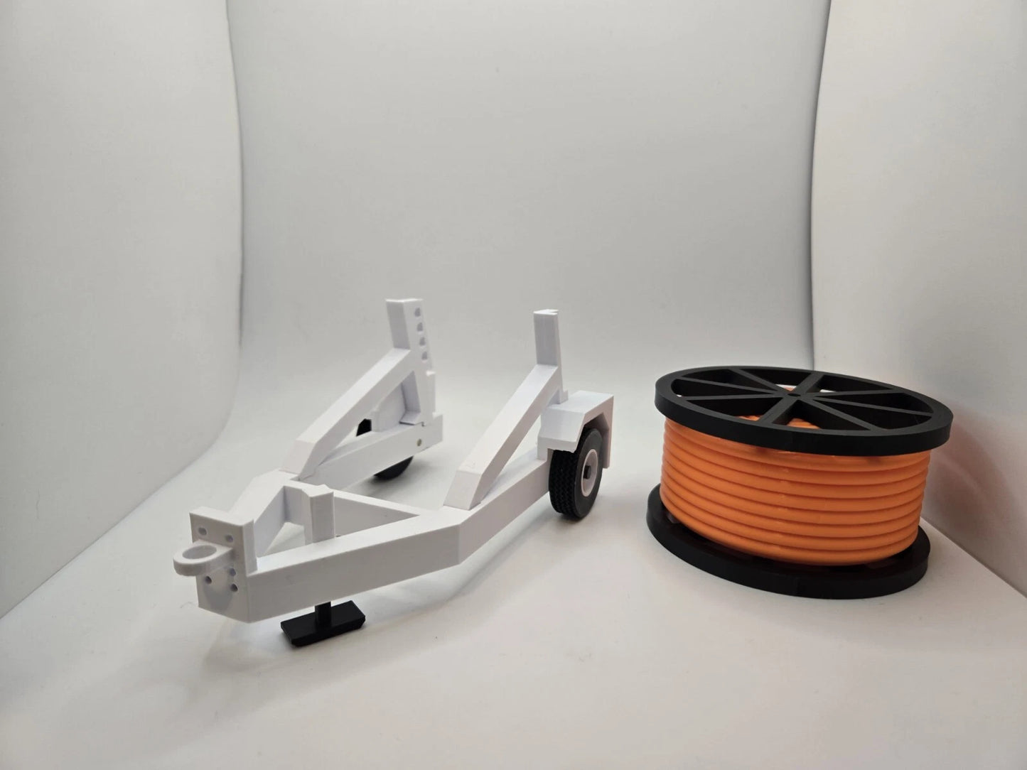 1/24 Scale Cable Reel Trailer